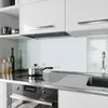 Küchenrückwand Spritzschutz Glas mit Motiv Hellgrauer Produktbild-Vorschau 2
