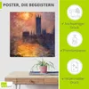 ARTland Poster Parlament in London bei Sonnenuntergang Produktbild-Vorschau 2