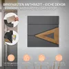 ML-Design Briefkasten mit Zeitungsfach, 37x36,5x11 cm, Produktbild-Vorschau 2