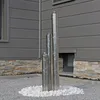 CLGarden Edelstahl Säulenbrunnen ESB1 mit 3 Säulen 100cm Produktbild-Vorschau 12