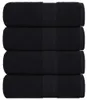 vidaXL Serviettes pour invités FROGN, lot de 4, noir, 30 x Voir les images du produit 7
