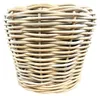 VAN DER LEEDEN DRYPOT® Rattan Pflanzkübel Grau auf Rollen Ø Produktbild-Vorschau 1
