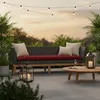 Cuscino per panca Relaxdays, 180x50 cm, imbottito, Anteprima dell’immagine prodotto 2