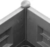 vidaXL Zahradní zvýšený záhon PP Stone Grey 100x43x35 cm Náhled obrázku produktu 5