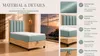 Trinity K-1 Einzelbett 100x200 Mintgrün | Boxspringbett mit Produktbild-Vorschau 4