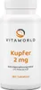 Vitaworld Kupfer 2 mg | 365 Tabletten | Kupfer-Gluconat für Produktbild-Vorschau 1