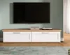 TV-Lowboard "Mirano" in weiß Lärche und Eiche Artisan Produktbild-Vorschau 5