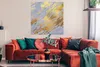 MuchoWow® Poster Marmor - Gold - Muster 100x100 cm - Produktbild-Vorschau 2