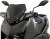 Pare-brise bas ISOTTA Noir mat 380x350x3mm avec Voir les images du produit 1