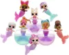 A collection of LOL Surprise mermaid dolls in their packaging. Voir les images du produit