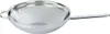 A stainless steel wok on a white background. Podgląd zdjęcia produktu