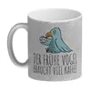 Der frühe Vogel braucht viel Kaffee Glitzer-Kaffeebecher Produktbild-Vorschau 2