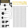 300 LED Lichterkette Vorhang Innen Außen Warmweiß, 3x3m Produktbild-Vorschau 6