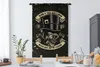 MuchoWow® Wandteppich Wandbehang Totenkopf - Hut - Retro - Produktbild-Vorschau 3