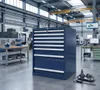 Werkzeugschrank, Schubladenschrank 7 Schubladen, blau Produktbild-Vorschau 1