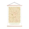 MuchoWow® Textilposter Stadtplan - Gummersbach - Stadtplan Produktbild-Vorschau 1
