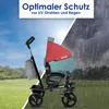 KIDIZ® Dreirad 5in1 Kinderdreirad mit Schubstange Produktbild-Vorschau 13