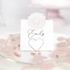 Tischkartenhalter Herzen Silber 10 Stück 2,5 cm für Hochzeit Geburtstag Fotohalter Silberhochzeit Tischdeko Taufe Jugendweihe Kommunion Tisch-Deko Dekoration Zubehör Anteprima dell’immagine prodotto