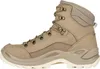 A side view of a single hiking boot. Produktbild-Vorschau