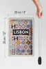 Blechschild Reise 20x30cm Lisbon Portugal Mosaik Kunst Produktbild-Vorschau 5