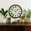 Newgate Battersby Wanduhr in Schwarz Produktbild-Vorschau 3