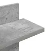 vidaXL Wandregal Betongrau 48,5 x 15 x 101 cm Holzwerkstoff Produktbild-Vorschau 7