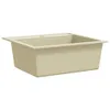 Évier de cuisine Granit Seul lavabo Beige Voir les images du produit 3