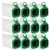 A collection of vacuum cleaner bags arranged in rows. Produktbild-Vorschau