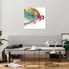 Bilder auf glas - Parrot Flügel Federn Natur - 60x60cm - Produktbild-Vorschau 6