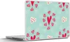 MuchoWow® Laptop Aufkleber Sticker Cover Herzen - Muster - Produktbild-Vorschau 1