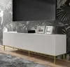 Szafka pod TV RAVENNA szer. 200 cm 4D rama BIAŁY MAT / Podgląd zdjęcia produktu 3