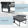 Zestaw sof ogrodowych z 2 fotelami, 2 podnóżkami, Podgląd zdjęcia produktu 5