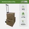 Aluminium Sackkarre klappbar 80 kg Traglast geringes Produktbild-Vorschau 2