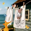 Mr. & Mrs. Panda Gästetuch Arzt Herz - Weiß - Geschenk, Produktbild-Vorschau 2
