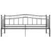 vidaXL Ausziehsofa Bettgestell Schwarz Metall 90x200 cm Produktbild-Vorschau 6