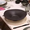 Taca Wilmax Wavy 30 cm, 700 ml, czarna porcelana Podgląd zdjęcia produktu 3