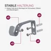 Stilgarnitur Silber 120-220 cm – ausziehbare Metall Produktbild-Vorschau 5