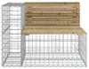 vidaXL Gabiónová záhradná lavička 184x71x65,5 cm Náhľad obrázku produktu 4