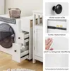 COSTWAY Carrello per nicchia con rotelle, cassetti, cestini Anteprima dell’immagine prodotto 6