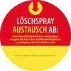A circular marketing image with text and a downward arrow icon. Produktbild-Vorschau