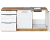 Held Möbel Winkelküche ohne Geräte Florenz 240 cm weiß matt Produktbild-Vorschau 3