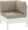 vidaXL Vankúš na paletu 3-dielny Taupe Oxford Fabric Náhľad obrázku produktu 3