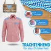 Trachtenhemd für trachten lederhosen freizeit Hemd Produktbild-Vorschau 4
