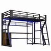Łóżko piętrowe 90x200 cm z biurkiem, miejscem do Podgląd zdjęcia produktu 15