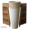 Teako Design Badmöbel Set Laxa Teakholz 120cm mit Marmor Produktbild-Vorschau 8