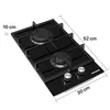 Heinner HBH-M302FGBK, Schwarz, Integriert, 30 cm, Produktbild-Vorschau 2