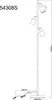Lampa podłogowa HUBERTUS 54308S Globo Podgląd zdjęcia produktu 11