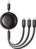 3-in-1 Baseus Free2Draw USB to M+L+C 100W cable, 1.1 m Anteprima dell’immagine prodotto 1