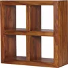 WOHNLING Standregal Massivholz Sheesham 82 cm hoch 4 Böden Produktbild-Vorschau 7