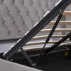 Polsterbett Grau 140x200cm Mit Lattenrost und Stauraum Produktbild-Vorschau 5